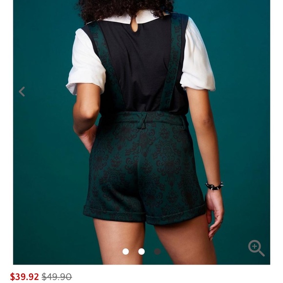 Disney Haunted Mansion Shortalls (Overalls) - Picture 2 of 7
